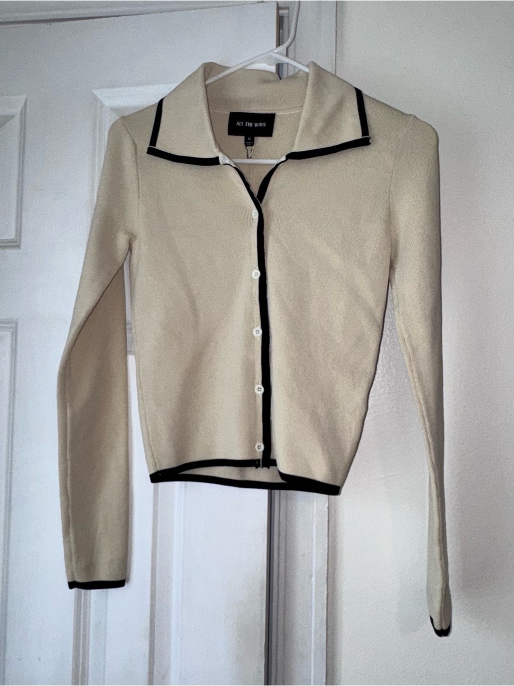 All the Ways Hollis Cardigan in Toast size S NWT - Picture 2 of 7